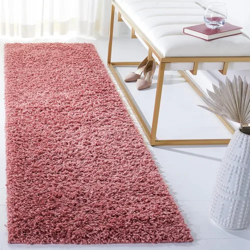 Vista 7 de SAFAVIEH Venus Shag Collection - Alfombra decorativa, 2 pies 2 pulgadas x 4 pies, color azul, diseño sólido, no desprende pelusa y de fácil cuidado