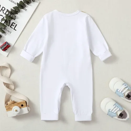 Vista 3 de Disfraz de Halloween para niño recién nacido, traje de uniforme de bebé, ropa de mameluco