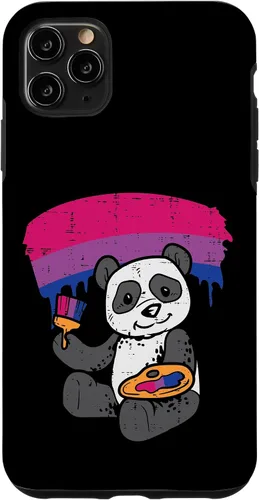 Vista 11 de iPhone 14 Panda Painting Animal LGBTQ Bisexual Flag Gay Pride Ally Bi Case
