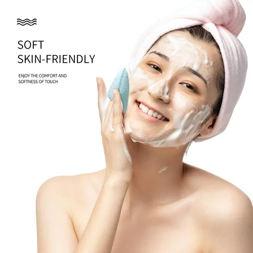 Vista 7 de DAGEDA 2 esponjas faciales Konjac, limpieza profunda de poros y puntos negros, limpieza facial diaria, removedor de maquillaje, esponja de baño