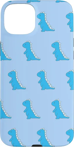 Vista 9 de Dinosaur T Rex Phone Case Cute Blue Cartoon Pattern Case for iPhone 17