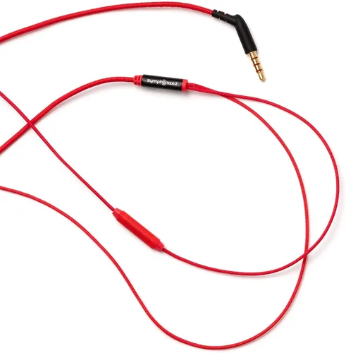 Vista 5 de Symphonized Auriculares de madera premium con cable (conector de 0.138 in) Sonido de graves profundos, sonido 3D, control de volumen de micrófono