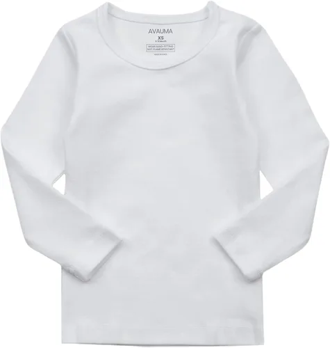 Vista 12 de AVAUMA - Pijama para niños y niñas de algodón básico para uso diario