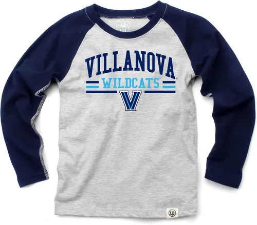 Vista 65 de Wes and Willy NCAA playera raglán de manga larga para niños