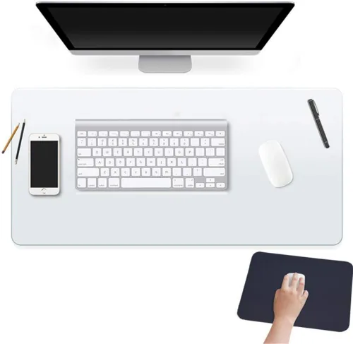 Vista 9 de Easy Easy Life Alfombrilla Transparente para Escritorio 14''x24'' Protector de Escritorio Transparente de PVC Alfombrilla de Vinilo Plástico