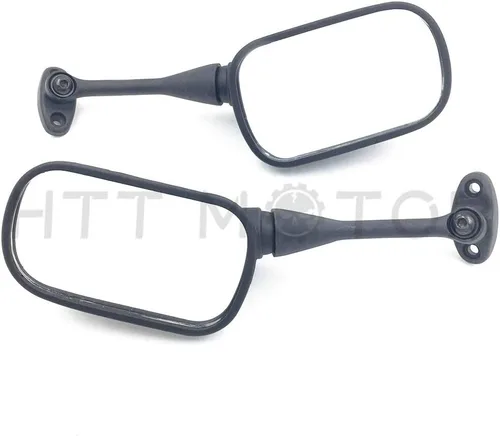 Vista 4 de MT064-BK - Espejos de repuesto OEM negros compatibles con Cbr 600Rr 2003-2012 Cbr1000Rr 2004-2007