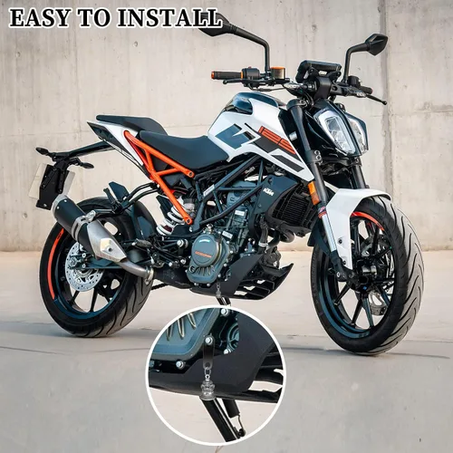 Vista 3 de Guardian Luck Bell Hanger - 4 perchas para bicicleta y motocicleta con 4 anillos divididos