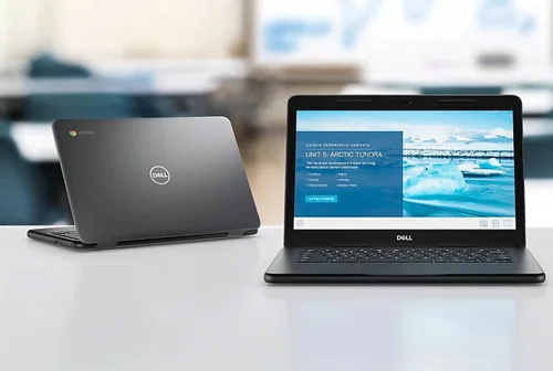 Vista 7 de Dell 3100 Intel Celeron N4020 1.1GHz 4GB 32GB Webcam 11.6 Pantalla táctil Chromebook Chrome OS VH5H8