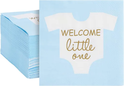 Vista 19 de BLUE PANDA Servilletas de 30 cumpleaños – 5 x 5 pulgadas, 3 capas, 50 unidades, negro y dorado – Servilletas estampadas con texto en inglés «Cheers