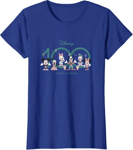 Vista 5 de Disney 100 Years of Wonder Mickey & Pals Muted Cute D100 Camiseta, Negro