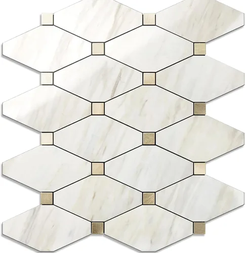 Vista 20 de STICKGOO 1 hoja de salpicaduras de pared para despegar y pegar, adhesivos de azulejos compuestos de aluminio Calacatta, salpicaduras autoadhesivas