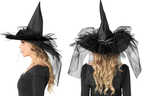 Vista 3 de Forum Novelties Witch Deluxe Hat