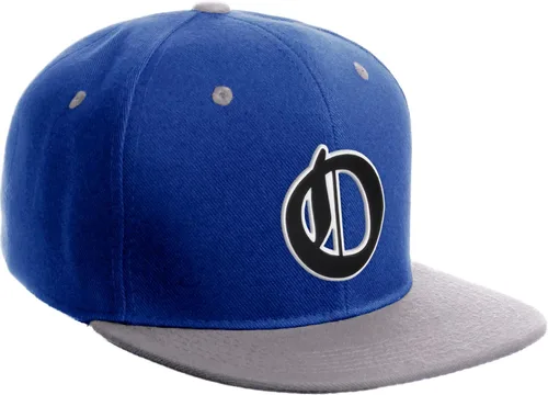 Vista 1652 de Daxton Gorra clásica con visera de billete plano con letras del alfabeto inglés antiguo de la A a la Z