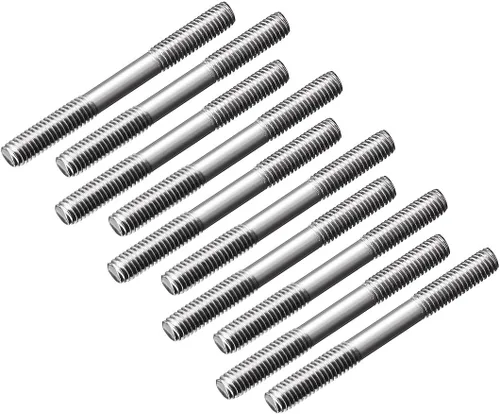 Vista 15 de uxcell M3x25mm Conector Varilla de Acero Inoxidable Varillaje de Varilla, para RC Barco, Coche, Avión, Helicóptero, 10pcs