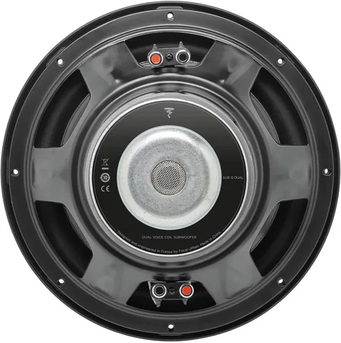 Vista 3 de Focal SUB 12 Subwoofer dual de 12", doble 4-ohmios 300W RMS - 600 W MAX