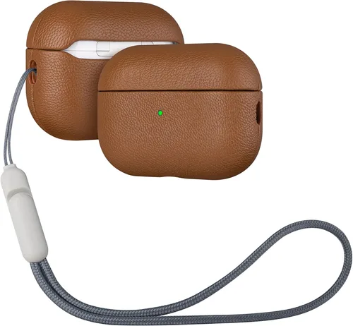 Vista 12 de Lopie Estuche de cuero para AirPods Pro de segunda generación - Rojo, unisex