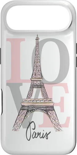 Vista 27 de Funda para iPhone 16 Paris Eiffel Tower - Love Paris Cute Trendy