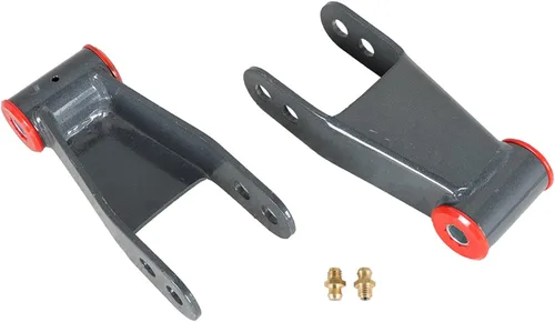 Vista 4 de Kit de grilletes de nivelación y descenso ajustables de 2 pulgadas para la parte trasera, reemplazo para C10 1973-1987