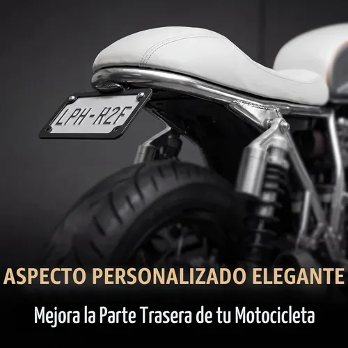 Vista 3 de Soporte para placa de matrícula de motocicleta de aleación