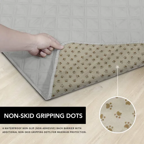 Vista 4 de Easy-Going Funda de cama 100% impermeable para perro, manta antideslizante para muebles, funda de sofá lavable, funda de sofá de replacer