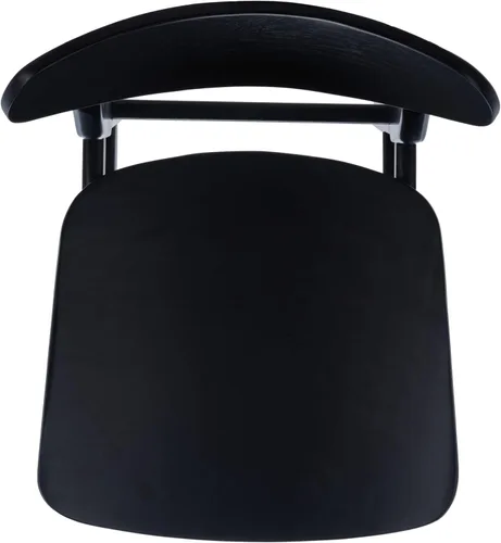 Vista 6 de SAFAVIEH Home Collection Thaxton Mid-Century Farmhouse - Taburete de mostrador negro de 26 pulgadas