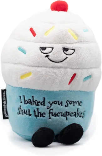 Vista 18 de Punchkins Donut Plushie - Bite Me Sassy Donut Plush, regalo para amigos, juguete de peluche de comida para regalar