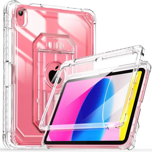 Vista 9 de Cantis Funda para iPad A16 de 11 pulgadas 2025/iPad de 10ª generación 2022 (10.9 pulgadas) con protector de pantalla y soporte para lápices, funda
