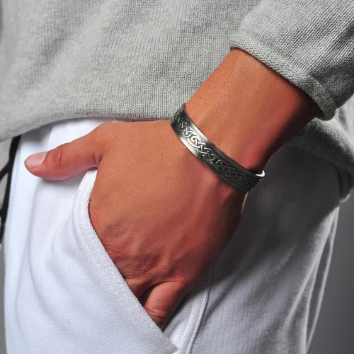 Vista 5 de Nordic Style Ultra Strength Magnetic Field Bracelets for Men & Women - Adjustable
