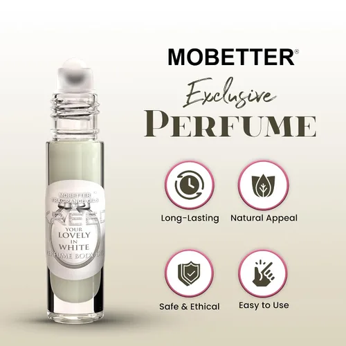 Vista 2 de MOBETTER FRAGRANCE OILS Kreed Your Lovely In White Perfume Aceite Corporal