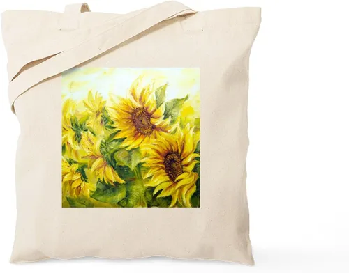 Vista 13 de CafePress COPD Hope - Bolsa de mano de girasol de lona natural, bolsa de compras reutilizable