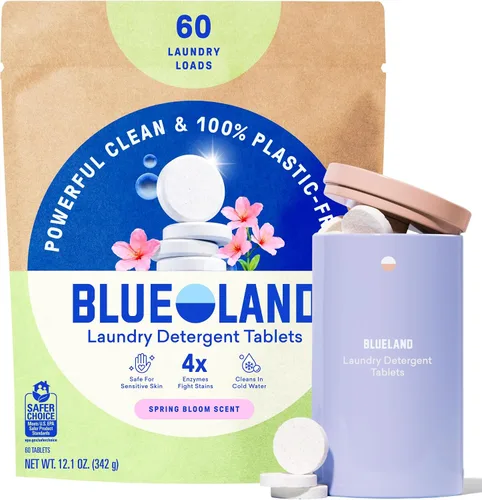 Vista 16 de BLUELAND Pastillas de detergente para ropa, 36 unidades, cápsulas, hojas y alternativa líquida sin plástico, respetuosas con el medio ambiente, sin