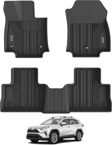 Vista 25 de 3W Alfombrillas para Toyota Sienna 2021-2026 LE/XLE (solo para 8 asientos), revestimiento de suelo TPE para todo tipo de clima, ajuste personalizado