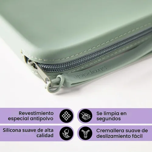 Vista 4 de Strapsicle Funda de silicona para Kindle y lectores electrónicos – Bolso multiusos para teléfono, billetera y llaves – Se ajusta a Paperwhite 2024