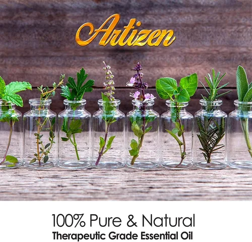 Vista 3 de Aceite esencial Artizen (100 % puro y natural, sin diluir) de calidad terapéutica, botella gigante. Ideal para aromaterapia, relajación, terapia