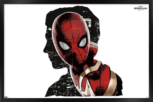 Vista 8 de Trends International Marvel Spider-Man: No Way Home - Póster de pared de espacio negativo, 14.725 x 22.375 pulgadas, versión enmarcada de madera