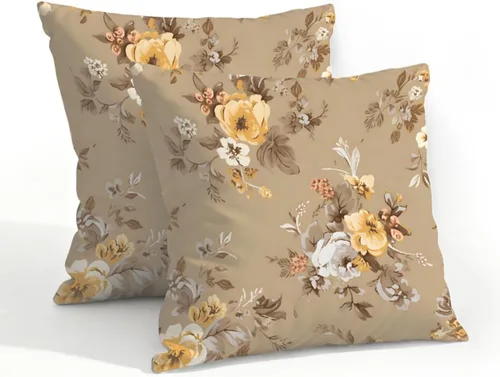 Vista 37 de Juego de 2 fundas de almohada impermeables para exteriores, 16 x 16 pulgadas, fundas de almohada decorativas de patio para muebles de jardín, sofá