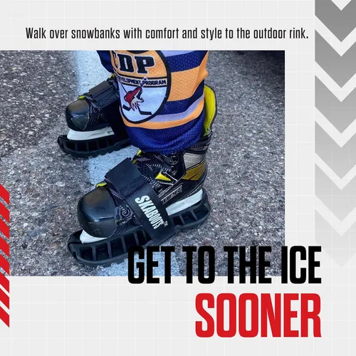 Vista 6 de Skaboots Walkable Hockey Skate Guards