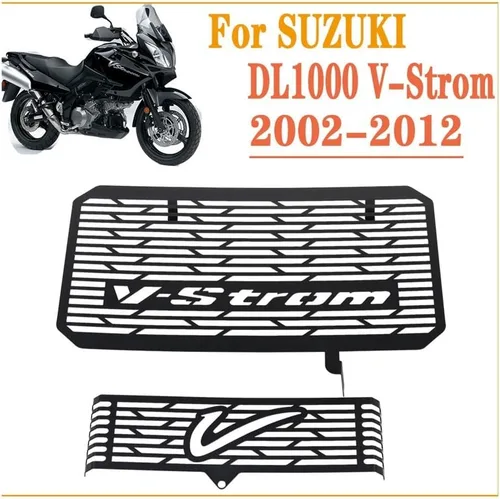 Vista 3 de Protector de rejilla de radiador para Suzuki DL1000 V-Strom DL 1000 V Strom cubierta de radiador de motocicleta protector de parrilla 2002-2012 2011