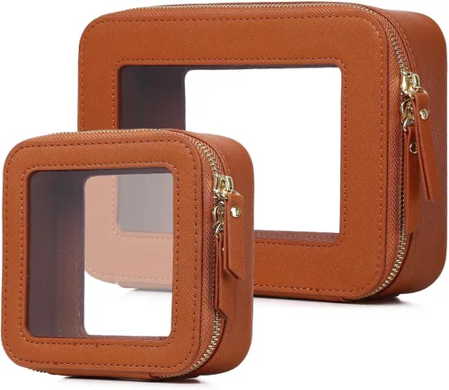 Vista 66 de Bolsa de maquillaje transparente (negro L)
