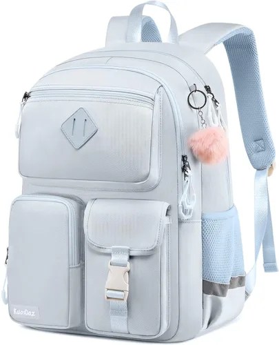 Vista 8 de Mochila escolar para niñas adolescentes, lindas mochilas universitarias para niños y estudiantes Bookbag Fit - Bolsa para laptop de 15.6 pulgadas