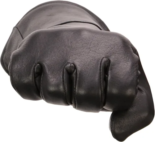 Vista 4 de Milwaukee Leather, guantes térmicos de piel de ciervo, para hombre, negro G317