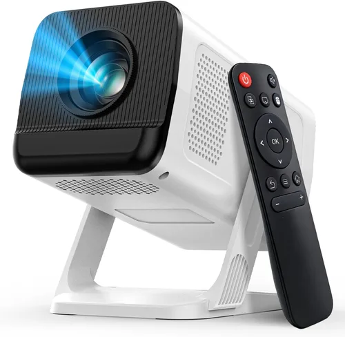Vista 9 de Mini proyector, soporte 4K 1080P proyector portátil con enfoque eléctrico