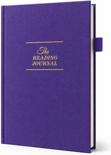 Vista 10 de JXSELECT Diario de Lectura Elegante - Registro de 60 Reseñas de Libros con Soporte para Bolígrafo y Bolsillo Trasero - Rastrea tu Progreso