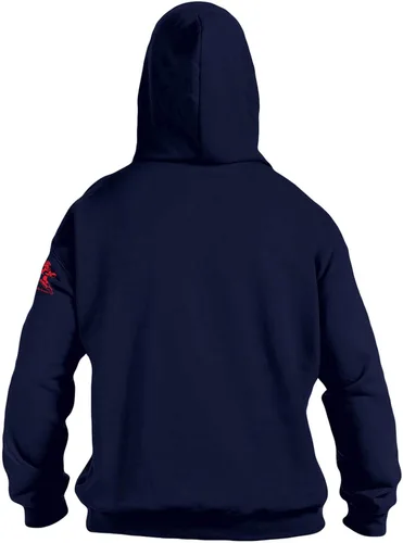 Vista 2 de Inglaterra Rugby Logo Sudadera con capucha (Marina)