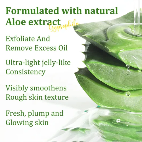 Vista 5 de Gel exfoliante purificador, exfoliante suave que elimina la piel muerta, aceite y desobstruye los poros, seguro para la piel sensible, todo