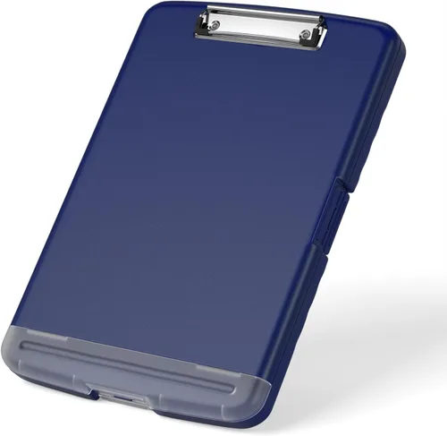 Vista 18 de Rimilak Portapapeles de plástico con almacenamiento, portafolio de enfermería de alta capacidad 8.5 x 11 con soporte para bolígrafo, tamaño 14.2 x