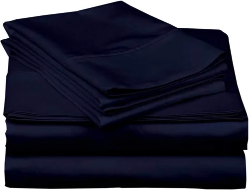 Vista 11 de Juego de sábanas de 6 piezas de algodón peinado de fibras extralargas de lujo para hotel, tamaño Queen, color gris oscuro, ultra suave