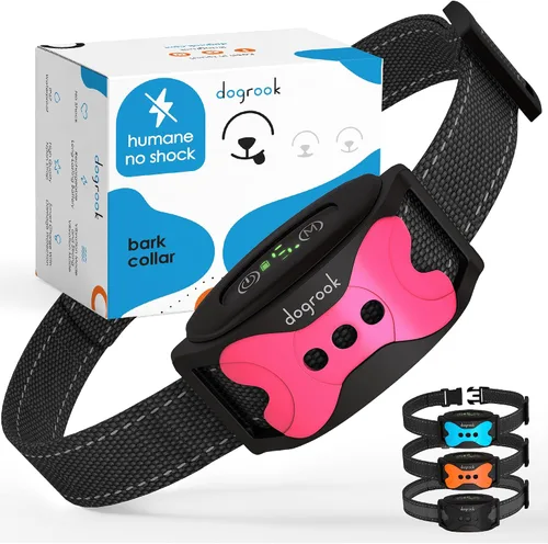 Vista 9 de Dogrook Humane - Collar de ladrido recargable sin golpes y pitido para perros
