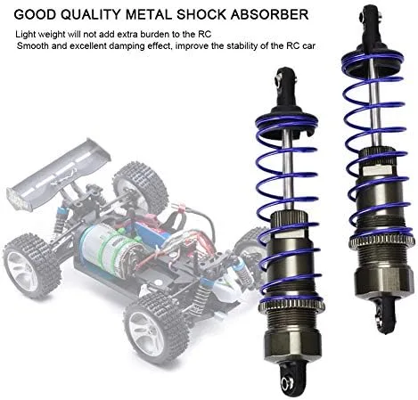 Vista 3 de Amortiguador de choque de coche RC, 1 par de amortiguador de metal para 1/10 RC accesorios de repuesto de coche (4.134 in)