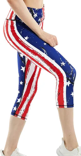 Vista 4 de COOLOMG Leggings de yoga para mujer, mallas para correr, leggings de tiro bajo, para entrenamiento, gimnasio, con bolsillos ocultos